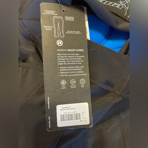 NWT SM women’s Novara bike capri with gel chamois - Picture 5 of 5